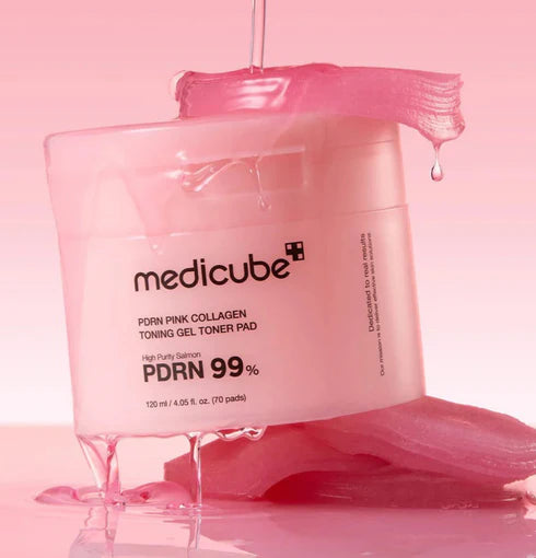 PDRN Pink Collagen Toning Gel Toner Pad