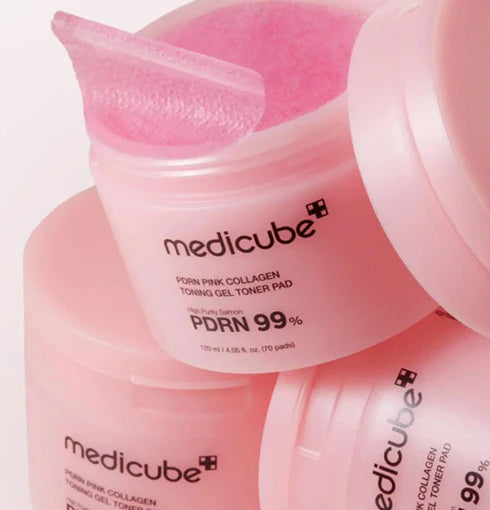 PDRN Pink Collagen Toning Gel Toner Pad